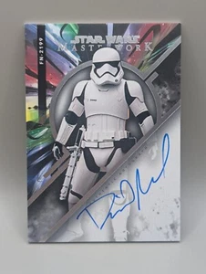 2022 Topps Star Wars Masterwork DAVID ACCORD as FN-2199 on card auto - Bild 1 von 3