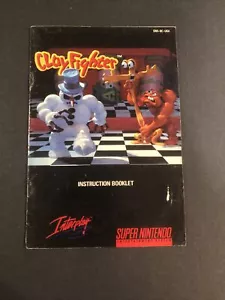 Manual Clay Fighter Snes - Imagen 1 de 6