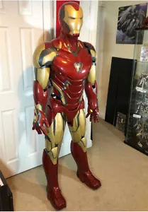 1/1 Iron Man Armor Wearable EVA White Model Wearable Set Handmade Helmet Gift - Picture 1 of 23