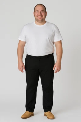 PANTALONE UOMO RAGAZZO TAGLIE OVER  CALDO COTONE    SEA BARRIER ART. CONF-ROB-38 - Immagine 1 di 4