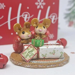 Wee Forest Folk Limited Ed M-373 For a Good Mouse Only (Red) - Only 10 Made, COA - Bild 1 von 9