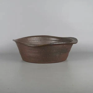 USED Rare 31.5cm Unglazed Tokoname Bonsai Pot Medium Round Planter Brown Japan - Picture 1 of 7