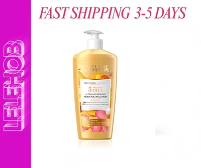 EVELINE BOTANIC EXPERT 5 ACEITES PRECIOSOS ACEITE CORPORAL ULTRA NUTRITIVO EN LOCIÓN 350 ML Foto 1 de 2