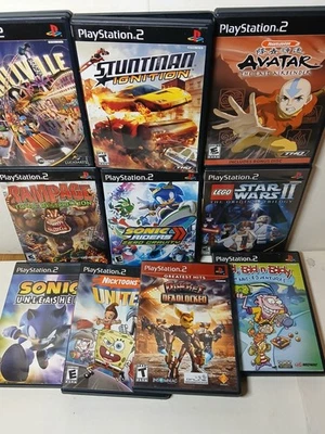 10 PS2 VARIOUS GAMES COLLECTIION LOT - Image 1 of 4