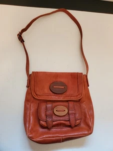 100% Genuine Leather  Crossbody Brown Bag Made In Brazil  - Picture 1 of 21