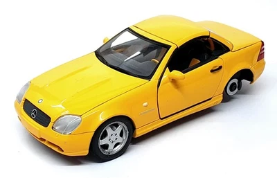 UT Models 1/18 Scale Diecast 26152 - Mercedes Benz SLK AMG - Yellow - Image 1 of 4