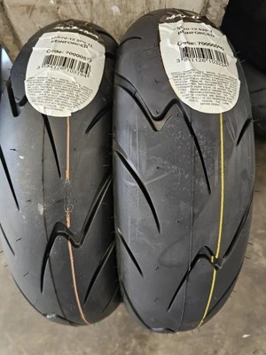 Coppia Pneumatici 120/70-12 58P 130/70-12 62P  MITAS MAXIMA VESPA 300 DOT24/25 - Immagine 1 di 3