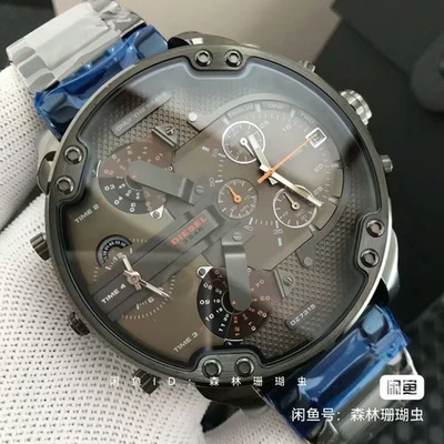 Diesel DZ7315 Mr.Daddy хронограф черный циферблат из нержавеющей стали мужские наручные часы - Изображение 1 из 4