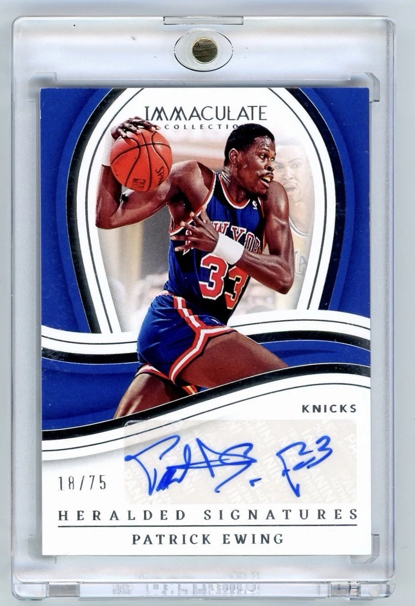 Patrick Ewing Basketball Serial Numbered Sports Trading Cards