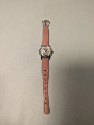 Reloj Disney Cenicienta Vintage Años 70 con Correa Rosa, Cuerda Manual - Leer Descripción Foto 1 de 4