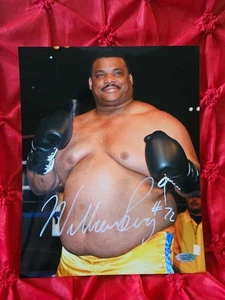 WILLIAM PERRY #72 HANDSIGNIERT HANDSIGNIERT 8X10 FOTO BOXEN KÜHLSCHRANK COA - Bild 1 von 5