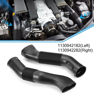 Tubo de admisión de manguera de aire izquierda derecha ABS para Mercedes Benz Clase E CLS W211 2002-2007 Foto 1 de 4