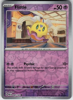 Flittle 080/182 Reverse Holo Near Mint SV04: Paradox Rift Pokemon card - Image 1 of 2