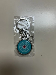 Heineken Silver Beer Advertising Promo Metal Key Chain Bottle Cap Opener New - Picture 1 of 4