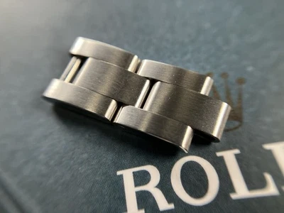 Rolex 2 Link Oyster Perpetual 76080 69160 69190 Ladies Watch Parts 10mm used - Image 1 of 3