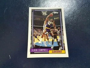 Elden Campbell LA Lakers NBA 1992 Topps BLANK BACK PRE PRINT SCARCE - Picture 1 of 2