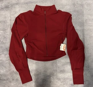 Free People Movement Women's Never Better Cozy Layer Red |OB2069488| - Picture 1 of 2