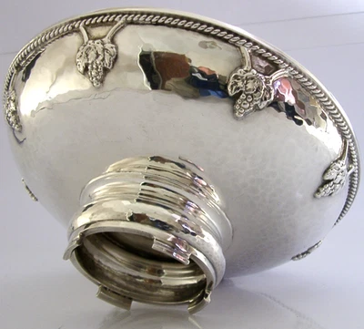 RARO A E JONES 230g PLATA ESTERLINA UVA TAZZA ARTES Y MANUALIDADES INGLESAS Foto 1 de 4