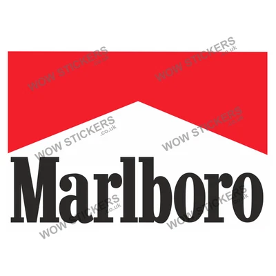 Marlboro Stickers laptop Car Van Window (Choose size/Quantity)