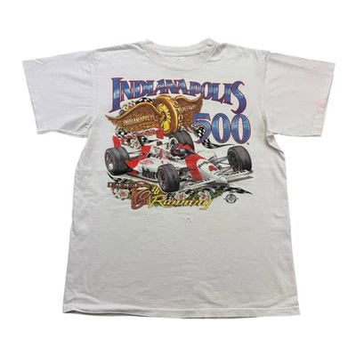 Vintage Indianapolis 500 Shirt Mens Large Marlboro Racing Indycar 1994 90s - Image 1 of 4