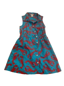 Crewcuts Lobster Dress Girls Size 6 - Picture 1 of 3