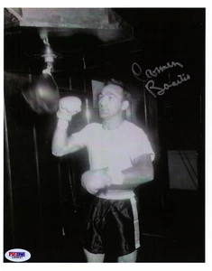 Carmen Basilio signed Foto Boxen Boxer COA PSA/DNA - Bild 1 von 1