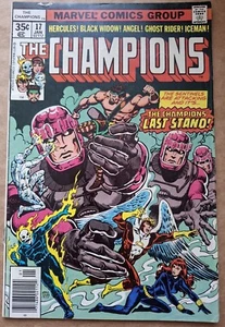 Champions #17 - VG+ (4.5) - Marvel 1978 - 35 Cents copy, Scarce - v Sentinels - Picture 1 of 1
