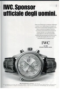 PUBBLICITA' ORIGINALE VINTAGE DEL 2004-OROLOGI JWC - Foto 1 di 1