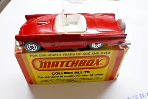 Matchbox Superfast, S42 Ford Thunderbird, red body, mint, white interior, w. box - Imagen 1 de 5