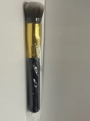 NUEVA BASE PULIDORA FACIAL TARTE EN POLVO O PINCEL DE RUBOR DORADO CON MANGO MORADO Foto 1 de 2