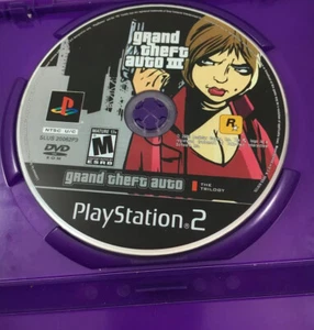Solo disco de etiqueta negra Grand Theft Auto III 3 PS2 Sony Playstation - Imagen 1 de 1