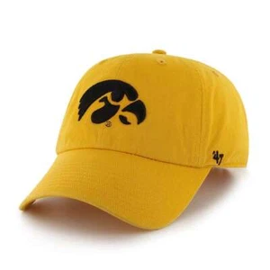 Iowa Hawkeyes '47 Brand Clean Up Adjustable Hat - Yellow - Picture 1 of 1
