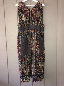 Country Fall Thanksgiving Apron Floral Polka Dot Deep Pocket Garden Harvest Hole - Picture 1 of 17