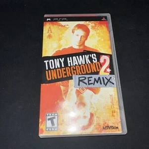 Tony Hawk's Underground 2: Remix (Sony PSP, 2005) Black Label Complete CIB - Picture 1 of 2