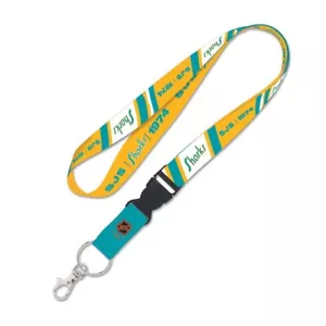 SAN JOSE SHARKS SPECIAL EDITION LANYARD DETACHABLE BUCKLE NEW WINCRAFT 🏒 - Picture 1 of 1