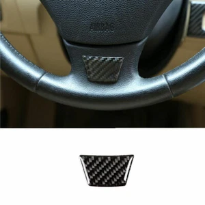 For BMW 3-Series E90 2005 2006-2012 Real Carbon Fiber Steering Wheel Cover Decor - Bild 1 von 7