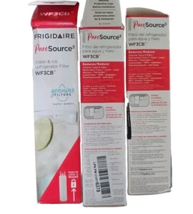 3 PACK Frigdaire WF3CB PureSource 3 Refrigerator Water Filter New Not Issued - Picture 1 of 2
