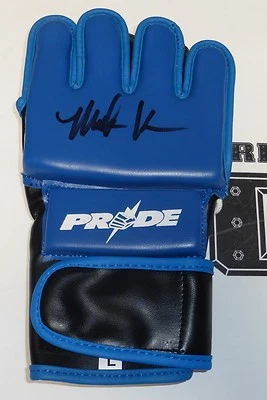 Mark Kerr Signed Replica Pride FC MMA Fight Glove BAS COA UFC Smashing Machine - Image 1 of 4