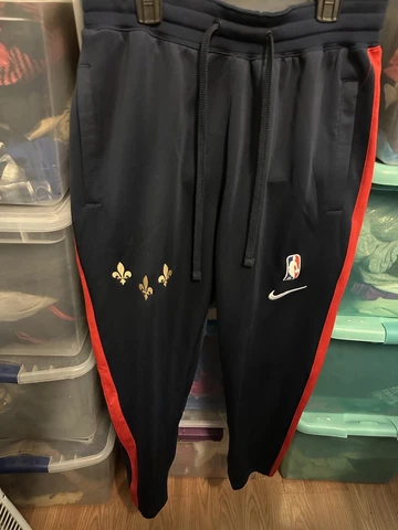 New Orleans Pelicans Nike City Edition Therma Flex Showtime Pants - Navy Cover