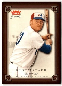 2004 Fleer Greats of the Game Rusty Staub #80 Montreal Expos - Picture 1 of 2