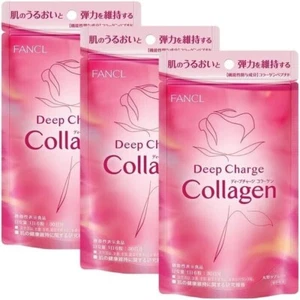 FANCL Deep Charge Collagen 90 day Supply (30 day x 3 Bags) from Japan NEW - Picture 1 of 6