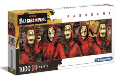 Clementoni - 39545 - Puzzle Panorama - La Casa Di Carta - 1000 Pezzi - - Immagine 1 di 4