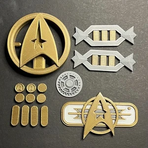 Star Trek "The Wrath of Khan"-Era Uniform Pack - 3D Printed - Picture 1 of 46