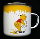 New~DISNEY~Winnie the Pooh~OH BROTHER~Kitchen~CAMPER~Enamel Tin~CUP~Collectible
