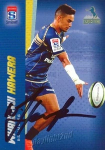 Signed 2017 ACT BRUMBIES Rugby Union Card WHARENUI HAWERA - Picture 1 of 1