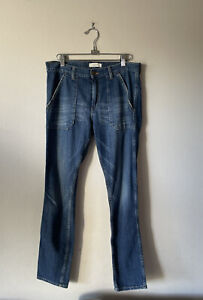 Ba&sh Women’s Size 25 Sally Denim Jeans Distressed Pockets
