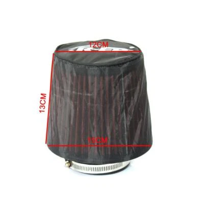 Filtro de admisión de aire frío a prueba de aceite a prueba de polvo para automóvil cubierta protectora accesorios de malla  Foto 1 de 4