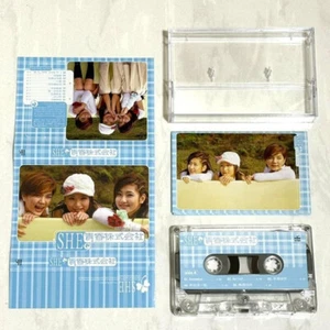 S.H.E SHE Hebe 田馥甄 2002 青春株式會社 華研唱片 Taiwan Edition Cassette Tape 台灣限量版 錄音帶 卡帶 - Picture 1 of 4