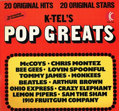 Vinyl, LP - Various – K-Tel's Pop Greats - Crazy Elephant, McCoys, Who, Ocean - Bild 1 von 3