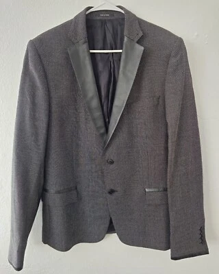 Versace Collection Men's Gray Blazer  Coat Suit Jacket Lana Wool, Size 52 - Image 1 of 4